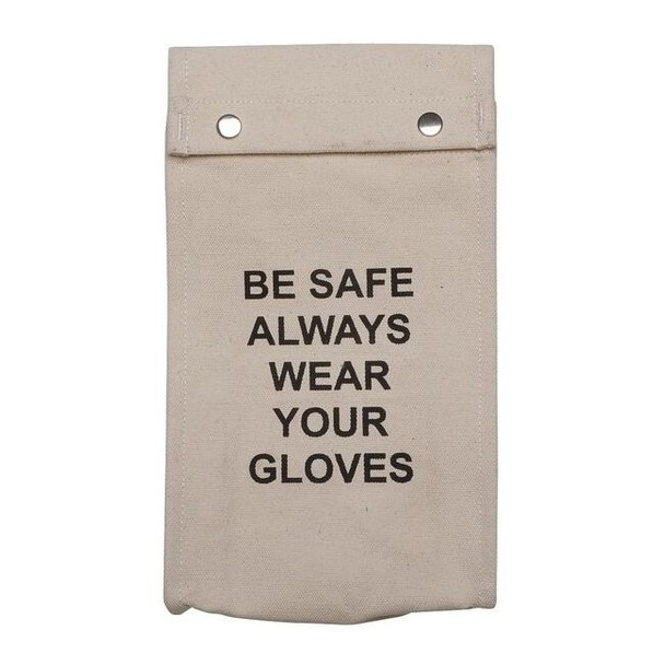 Condor Glove Bag, Canvas, 14 in Length, Beige 4T498