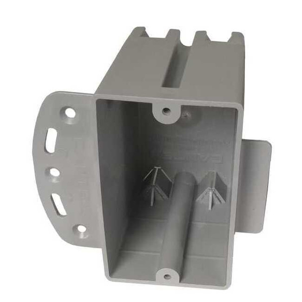 Electrical Box, 20.3 cu in, Switch Box Type, 1 Gang, PVC, Rectangular Shape