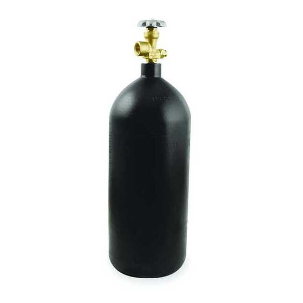 Uniweld Empty Fuel Cylinder, Nitrogen, 40 cu ft, CGA 580, 22.5 in H N40