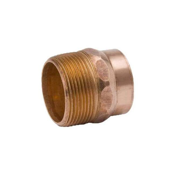Streamline 1-1/2" C x MNPT Cast Brass DWV Adapter A 07054