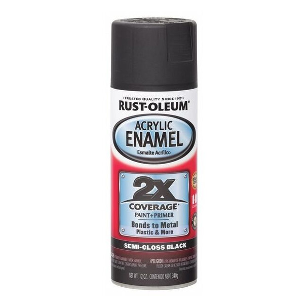 Rust-Oleum 12 oz. Semi-gloss Black Auto Body Paint/Primer 271915
