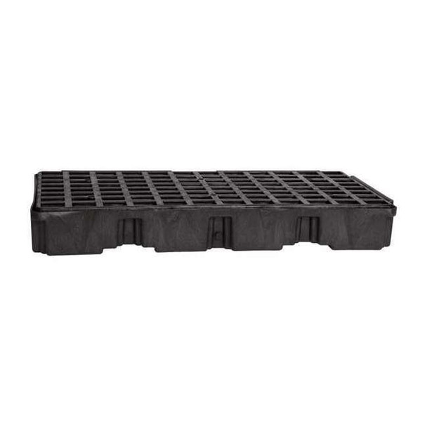 Spill Deck, 30 gal Spill Capacity, 2 Drums, 5,000 lb Load Capacity, Polyethylene