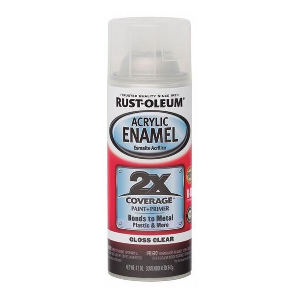 Rust-Oleum 12 oz. Clear Gloss Acrylic Enamel Auto Body Paint/Primer 271913
