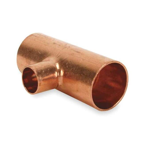 Nibco 1-1/2" x 1-1/2" x 1/2" NOM C Copper Reducing Tee 611 11/2X11/2X1/2