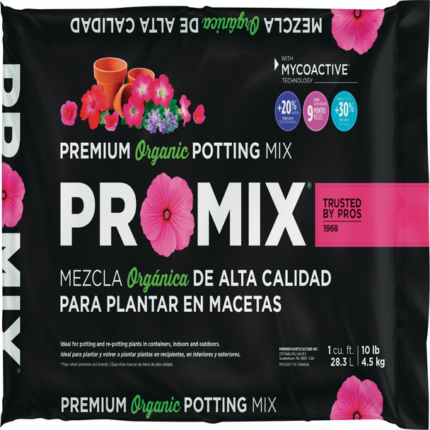 Pro-Mix 1 Cu. Ft. Premium Potting Soil Mix with Mycoactive 1010010RG