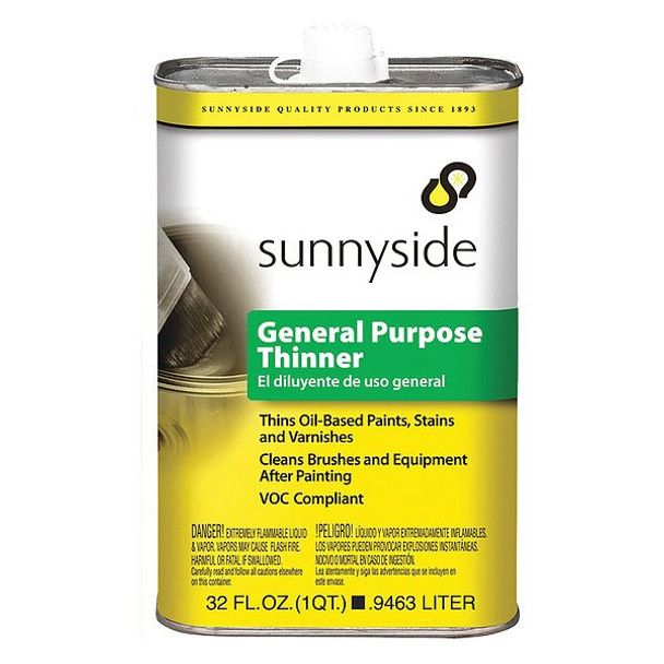 Sunnyside Paint Thinner,1/4 gal.,Solvent Base 47632