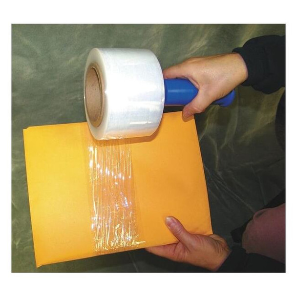 Stretch Wrap, 3" W x 1000 ft. L, 80 ga, Cast Style, Clear, Standard Duty