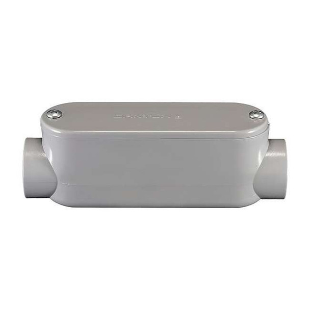 Cantex Conduit Outlet Body, PVC, C, Conduit Outlet Body Hub Size: 3/4" 5133102