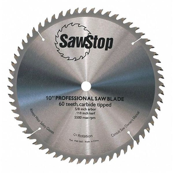 Sawstop 60-Teeth Circular Saw Blade,Combination CB104 184