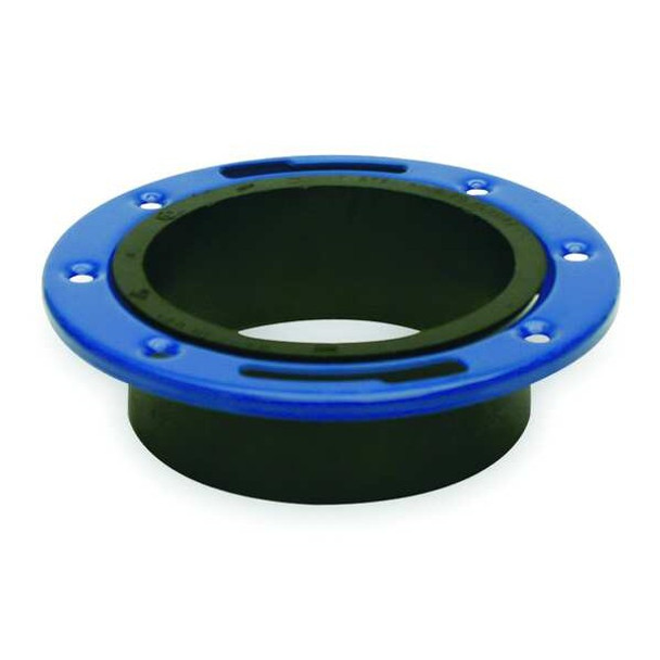 Mueller Industries Adj. Closet Flange w/ Metal Ring 4x3", Size: 4" x 3" 1WHR5