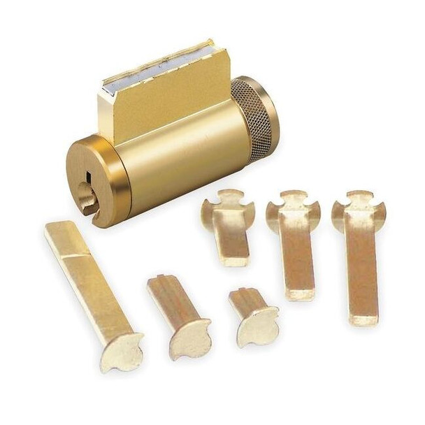 Lockset Cylinder, Satin Chrome, Keyway Type Schlage(R) C, 5 Pins