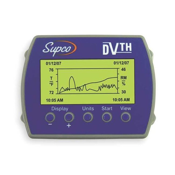 Supco Data View Logger,Temp and Humidity DVTH