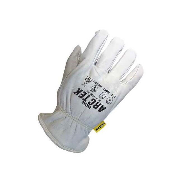Bdg Cut-Resistant Leather Gloves, Cut Level A4 ,Uncoated ,L 1 PR 20-1-1600-L