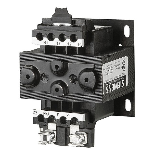 Siemens Control Transformer, 75 VA, 120V AC, 240/480V AC MT0075A