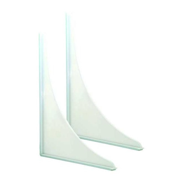 Manufacturer Varies Shower Splash Guard,9" L,Unfinished,PR 15261