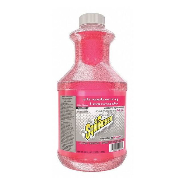Sqwincher 64oz Strawberry Lemonade Liquid Concentrate 159030319