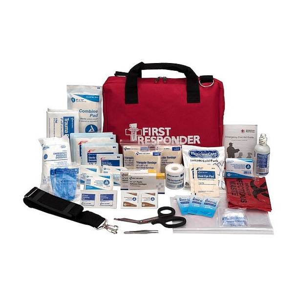 First Aid Kit and Housing, Nylon 78 Components, 1 People Served