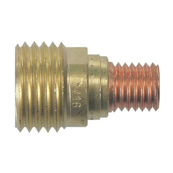 Miller Electric Gas Lens,Copper / Brass,1/16 In,PK2 45V43