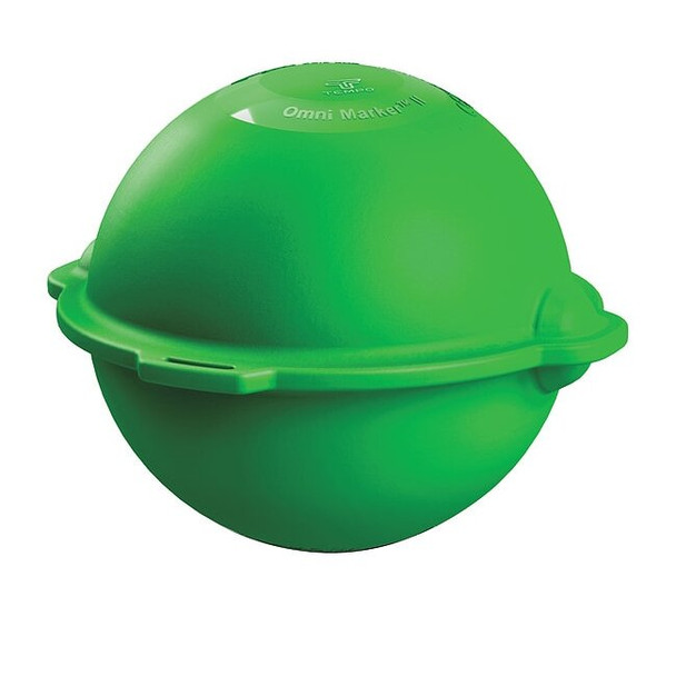 Tempo Communications Marker Ball, Polyethylene, Green OM-06