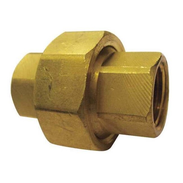 Union Brass Union, 1/4 in Female NPT X 1/4 in Female NPT