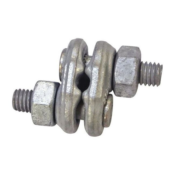 Crosby Wire Rope Dbl-Saddle Clip,3/8" Rope dia. 1010514