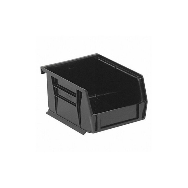 Quantum Storage Systems Hang and Stack Bin,Black,PP,3 in QUS210BK