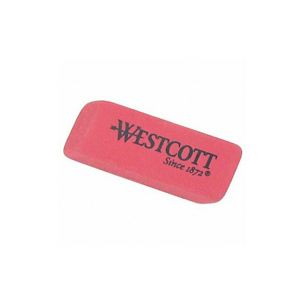 Westcott Eraser,Red,PK3 14613