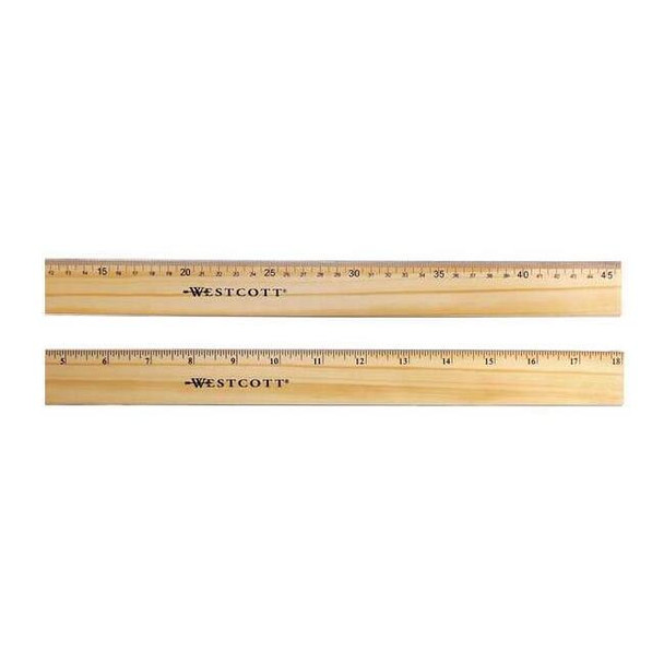 Westcott Ruler,Wood,18 In 05228