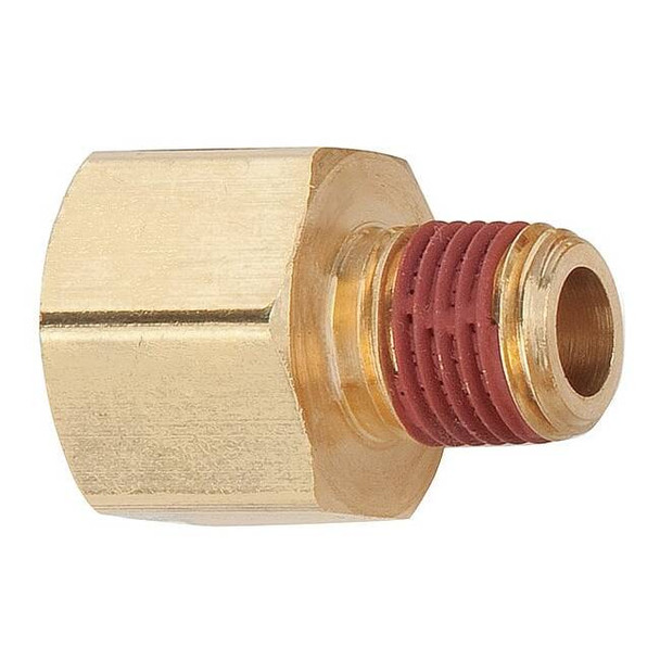 Parker Adapter Brass Adapter, 3/8 in Female NPT X 3/8 in Male NPT VS222P-6-6