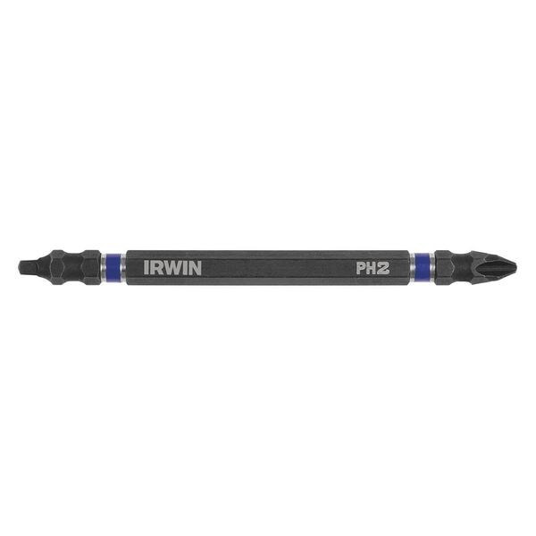 Irwin DblEndedDriverBit,0.25" Hex,L:4 IWAF34DEPH2SQ2