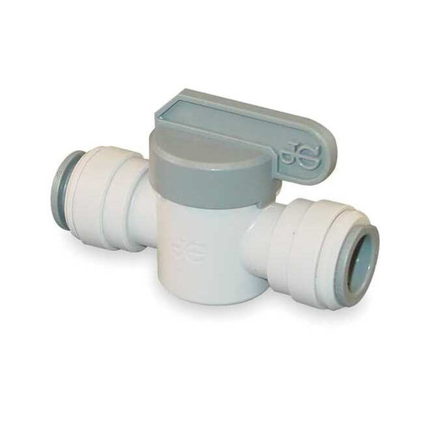 John Guest Multi-Turn Stop,3/8 In PF x 3/8 In PF PISV0412S