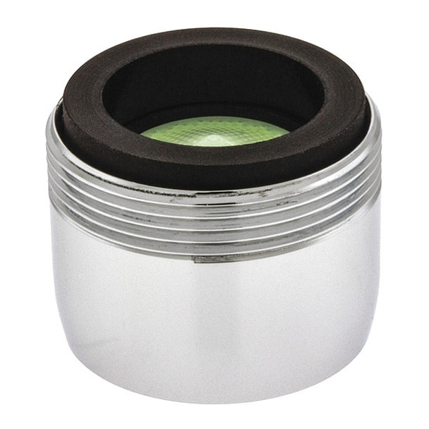 0.5 gpm Outlet, 15/16 in - 27, 55/64 in - 27 Thread Size, Chrome, Brass, 6 PK