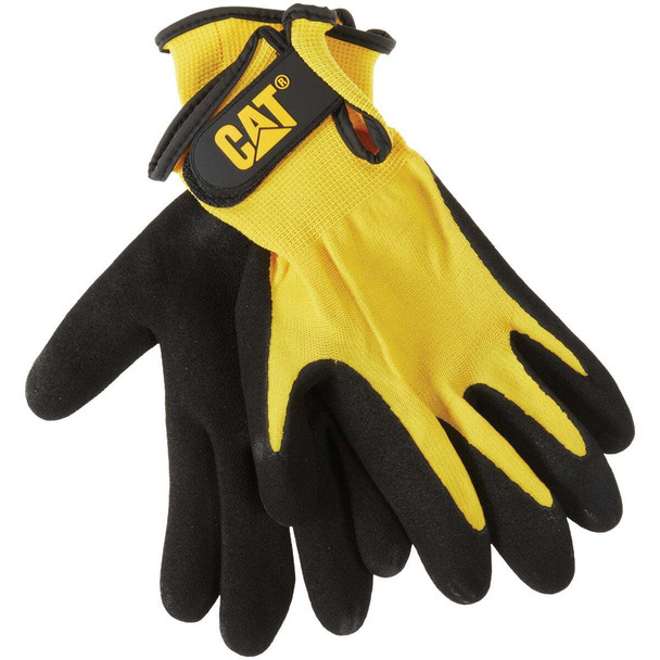 CAT Men's Large Nitrile Coated Nylon Knit Glove CAT017416L