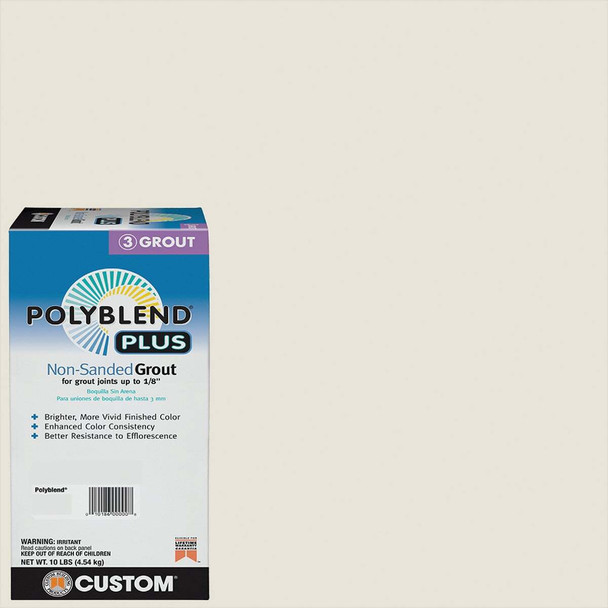 PolyBlend PLUS 10lb Brt Wht Ns Grout PBPG38110