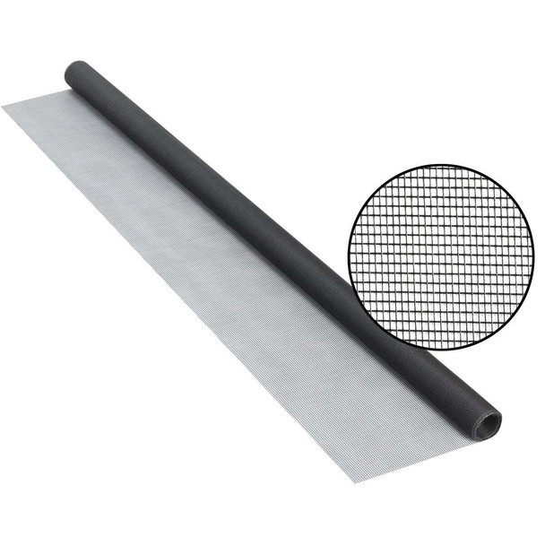 Phifer 30 In. x 84 In. Charcoal Fiberglass Screen Cloth Ready Rolls 3003953
