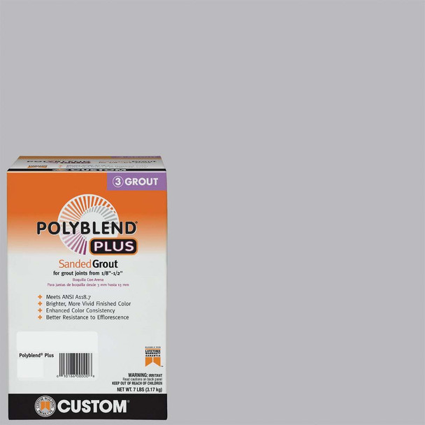 Custom Building Products PolyBlend PLUS 7 Lb. Platinum Sanded Tile Grout