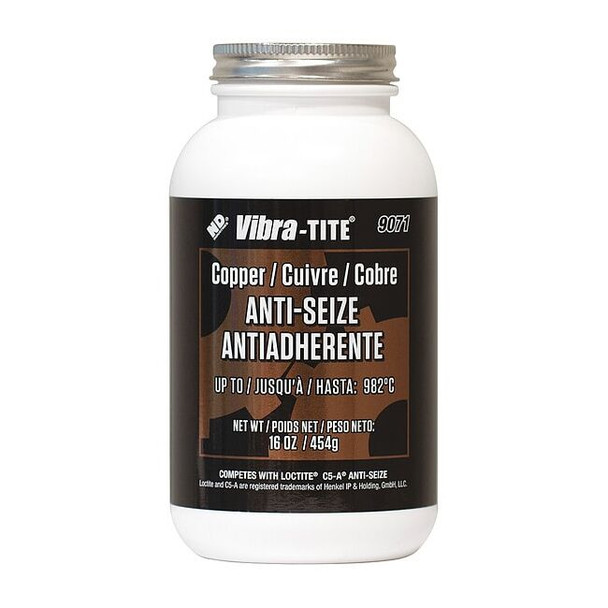 Vibra-Tite Anti Seize Compound,Jar,16 oz.,Copper 90716