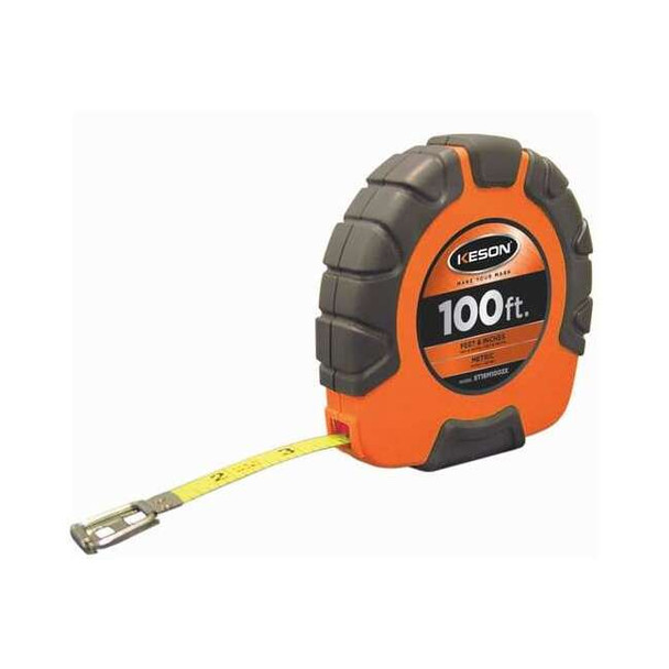 Keson 100 ft/30m Tape Measure, 3/8 in Blade ST18M1003X