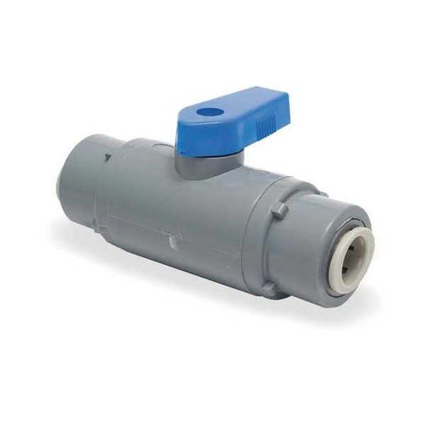 Manufacturer Varies 3/8" Push PVC Ball Valve Inline PVC 638-6SMC6SMC-F