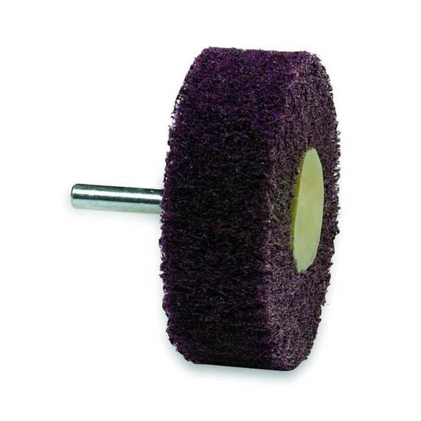 Norton Abrasives Flap Wheel, Non-Woven, AO, 3x1x1/4 Shnk, MED 66261051718