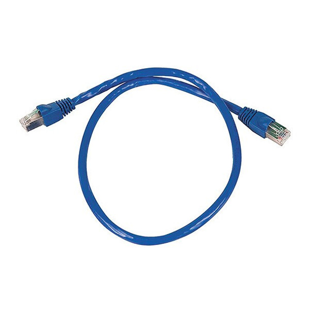 Monoprice STP Cable, 500MHz, 24AWG, Blue, 2ft 8601