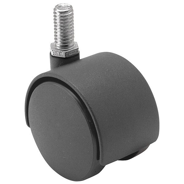 60mm Non-Marking Nylon Swivel Caster, No Brake, Loads Up To 100 lb