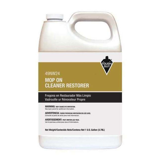 Tough Guy Floor Restorer,Orange,Bottle,1 gal. 49NW24