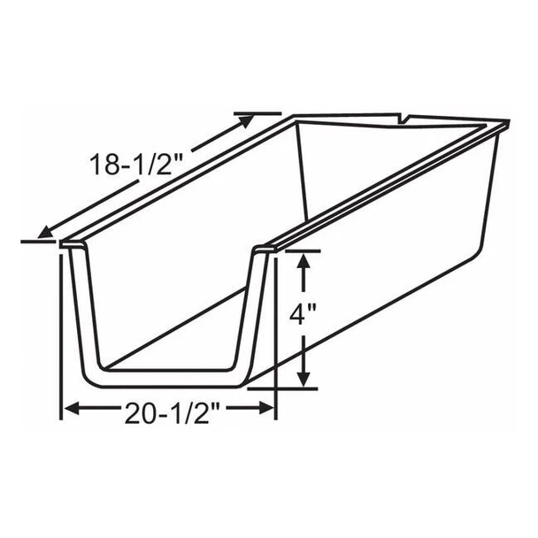 Manufacturer Varies Drawer Insert,20-1/2" W x 18-1/2" D 45-90