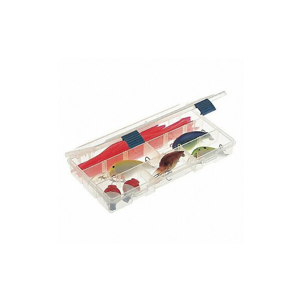 Compartment Box with 5 to 9 compartments, Plastic, 1 1/4 in H x 5 in W