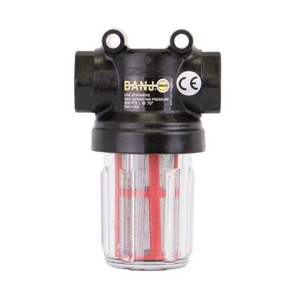 Banjo Inline Strainer, 4 1/4 in H, 595 micron LSTM050-30C