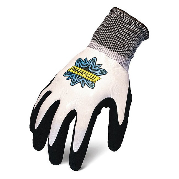 Knit Glove, Cut Level A2 ,Double Dipped ,Nitrile ,Sandy ,S