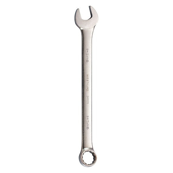 Westward Combination Wrench,1-5/16",SAE,Satin 54RY95