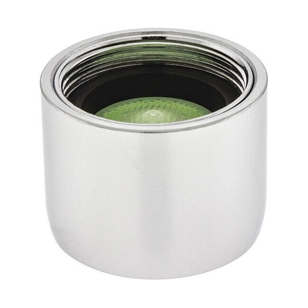 Neoperl 0.5 gpm Outlet, 3/4 in - 27 Thread Size, Chrome, Brass 5510505