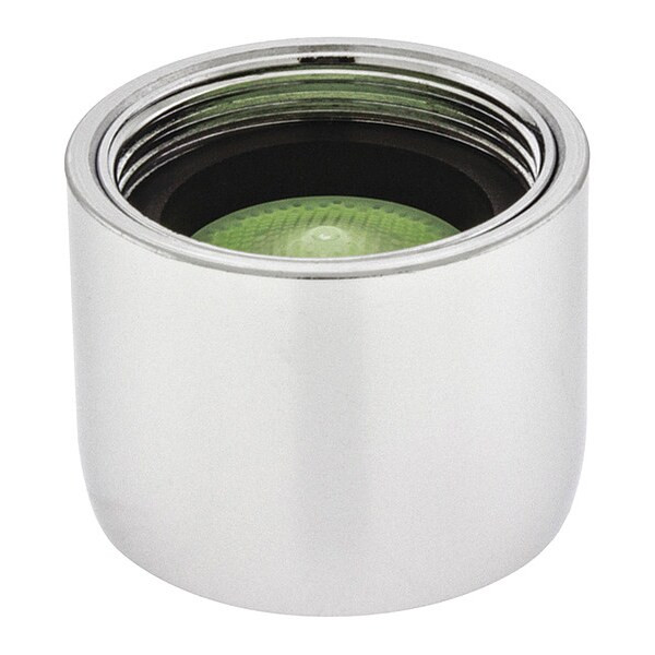 Neoperl 0.5 gpm Outlet, 3/4 in - 27 Thread Size, Chrome, Brass 5510505